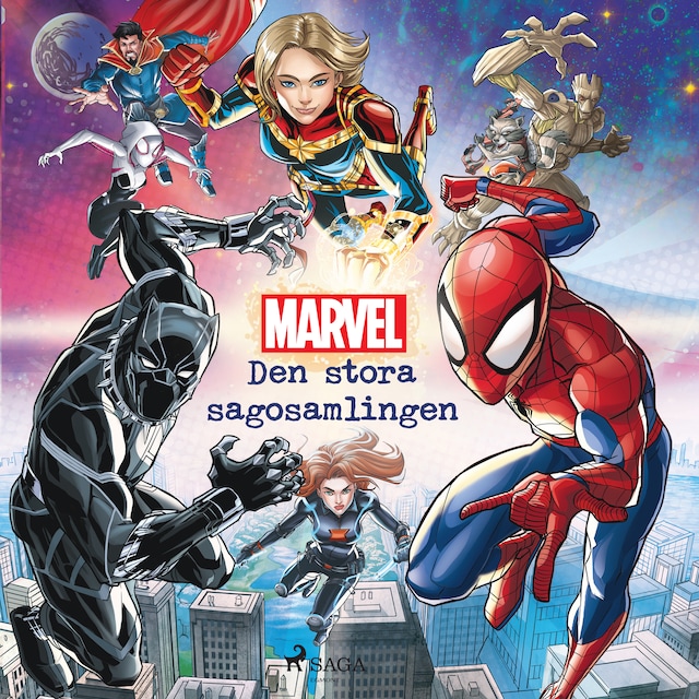 Omslag till ljudboken Marvel - Den stora sagosamlingen