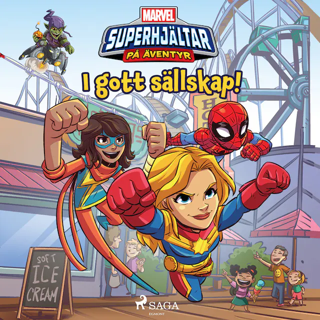 Omslag till ljudboken Marvel - Superhjältar på äventyr - I gott sällskap!