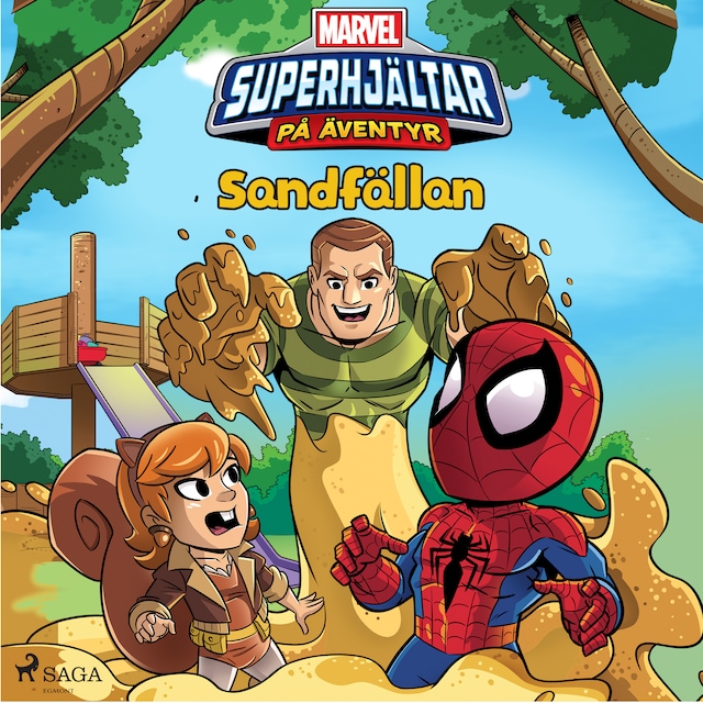 Omslag: Marvel - Superhjältar på äventyr - Sandfällan
