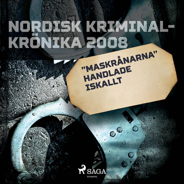 Omslag till ljudboken "Maskrånarna" handlade iskallt