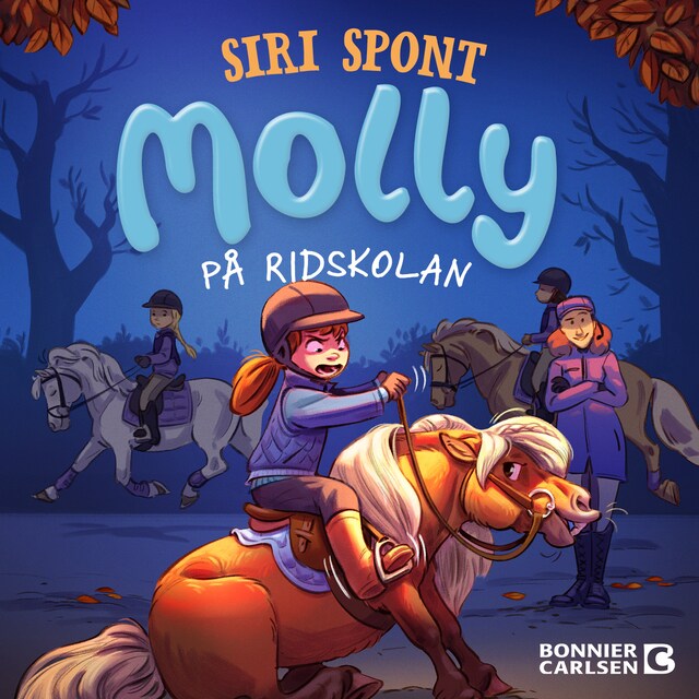 Omslag: Molly på ridskolan