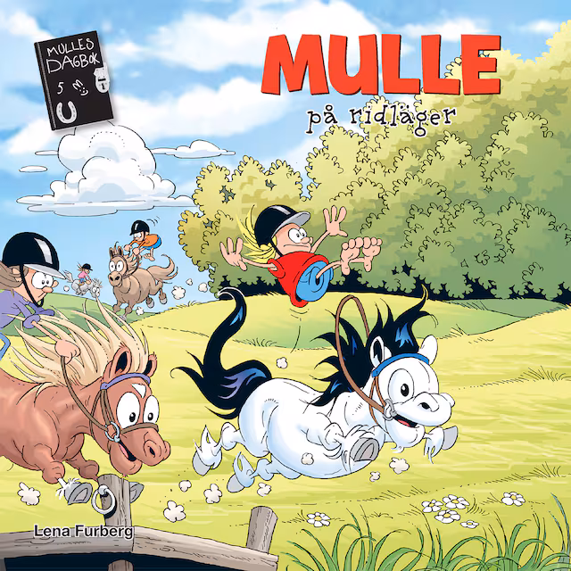 Omslag: Mulle på ridläger