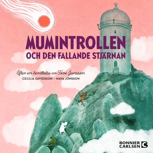 Omslag till ljudboken Mumintrollen och den fallande stjärnan