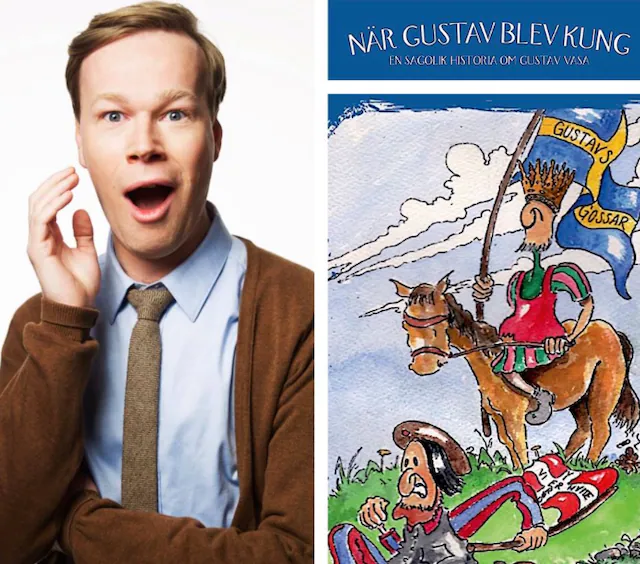 Omslag: När Gustav blev kung - en sagolik historia om Gustav Vasa