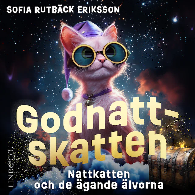 Omslag: Nattkatten och de ägande älvorna (Godnattskatten del 4)
