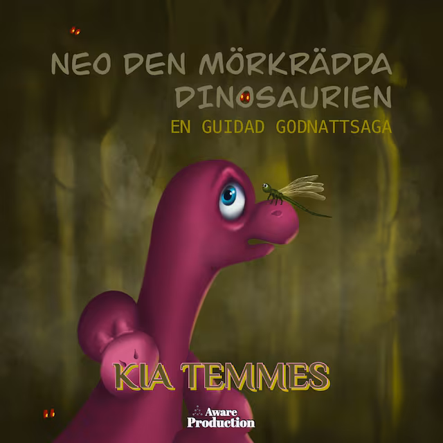 Omslag: Neo, den mörkrädda dinosaurien, en guidad godnattsaga