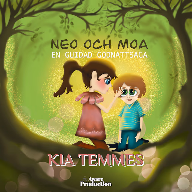 Omslag: Neo och Moa, en guidad godnattsaga