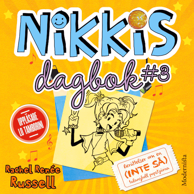 Omslag: Nikkis dagbok #3: Berättelser om en (INTE SÅ) talangfull popstjärna