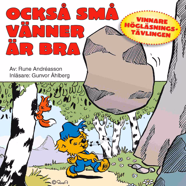 Omslag: Också små vänner är bra