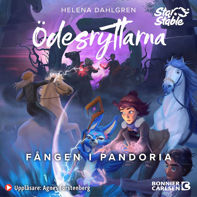 Omslag: Ödesryttarna. Fången i Pandoria