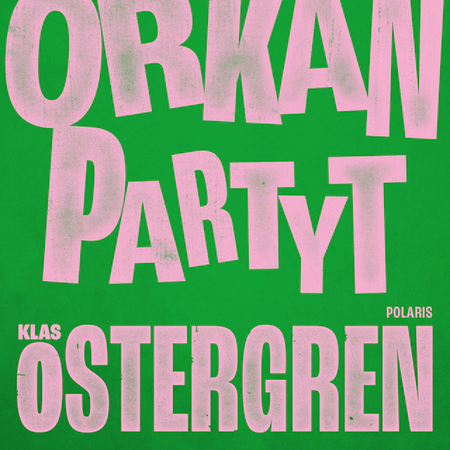 Omslag till ljudboken Orkanpartyt