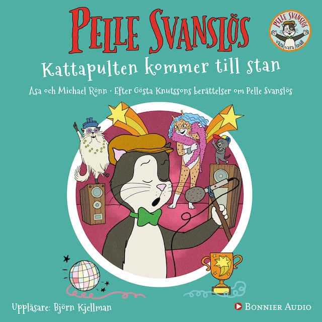 Omslag: Pelle Svanslös. Kattapulten kommer till stan