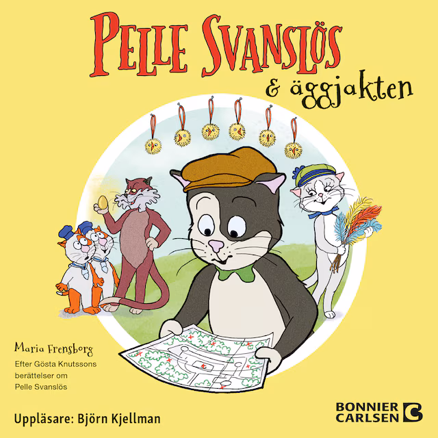Omslag: Pelle Svanslös och äggjakten