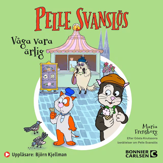 Omslag till ljudboken Pelle Svanslös. Våga vara ärlig!