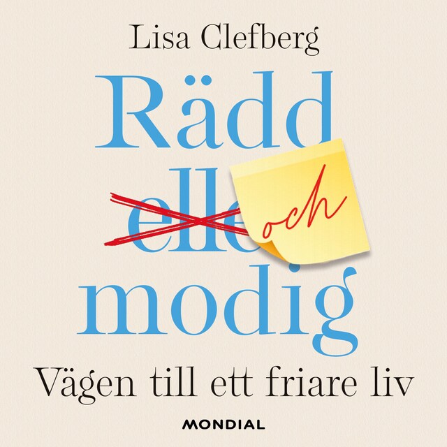 Omslag: Rädd och modig