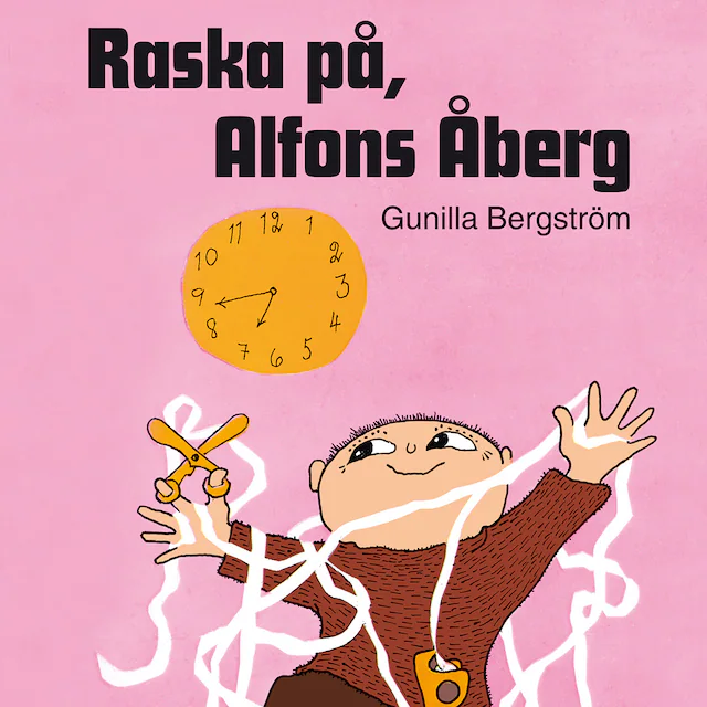 Omslag: Raska på, Alfons Åberg!