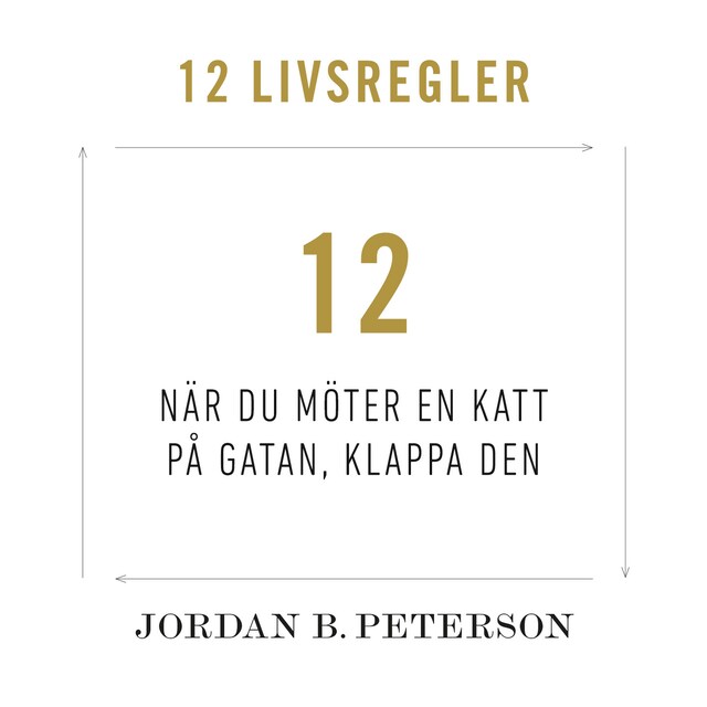 Omslag till ljudboken Regel 12: När du möter en katt på gatan, klappa den
