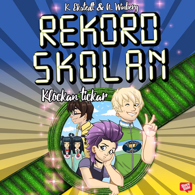 Omslag: Rekordskolan 2: Klockan tickar