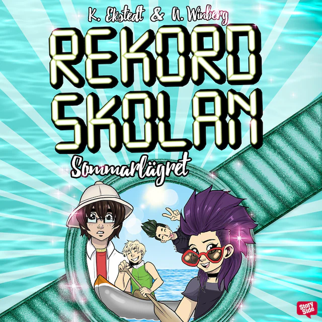Omslag: Rekordskolan 4: Sommarlägret