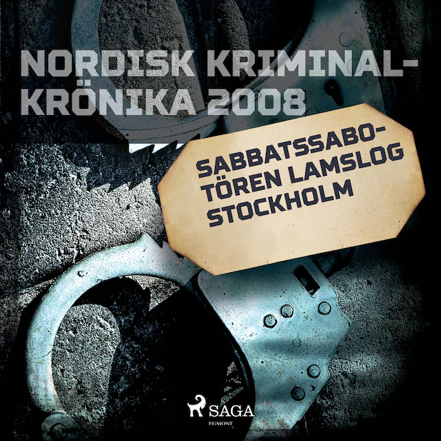Omslag till ljudboken Sabbatssabotören lamslog Stockholm