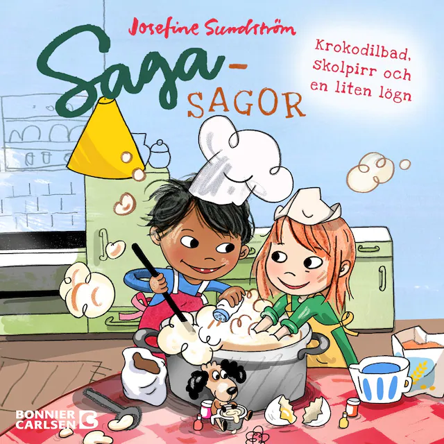 Omslag: Sagasagor. Krokodilbad, skolpirr och en liten lögn