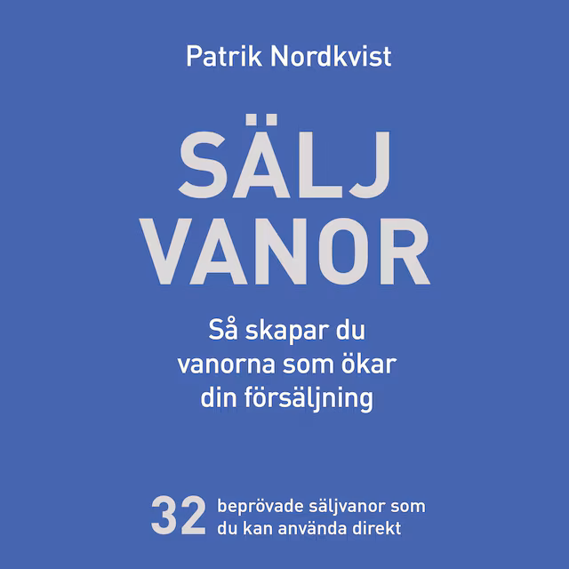 Omslag till ljudboken Säljvanor