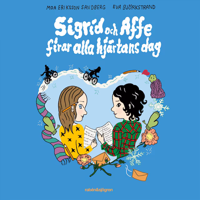 Omslag: Sigrid och Affe firar alla hjärtans dag