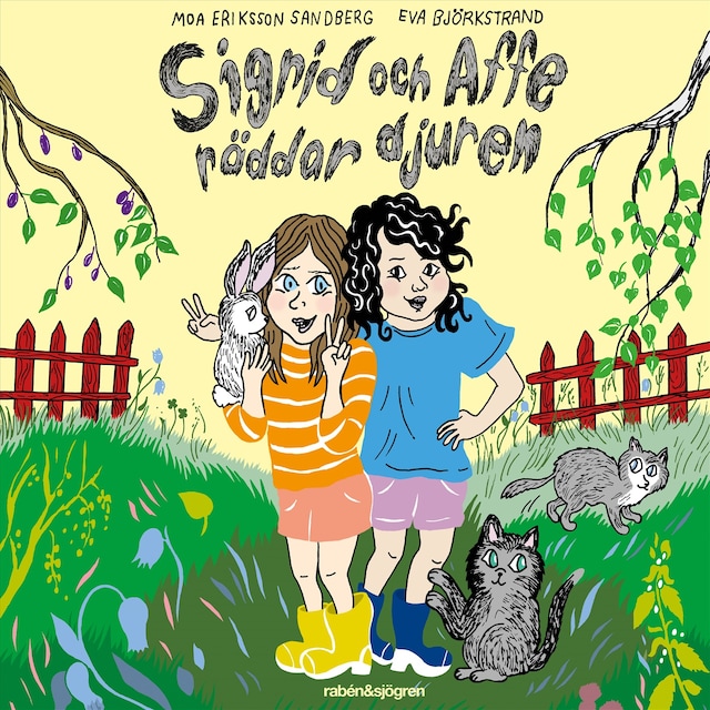 Omslag: Sigrid och Affe räddar djuren