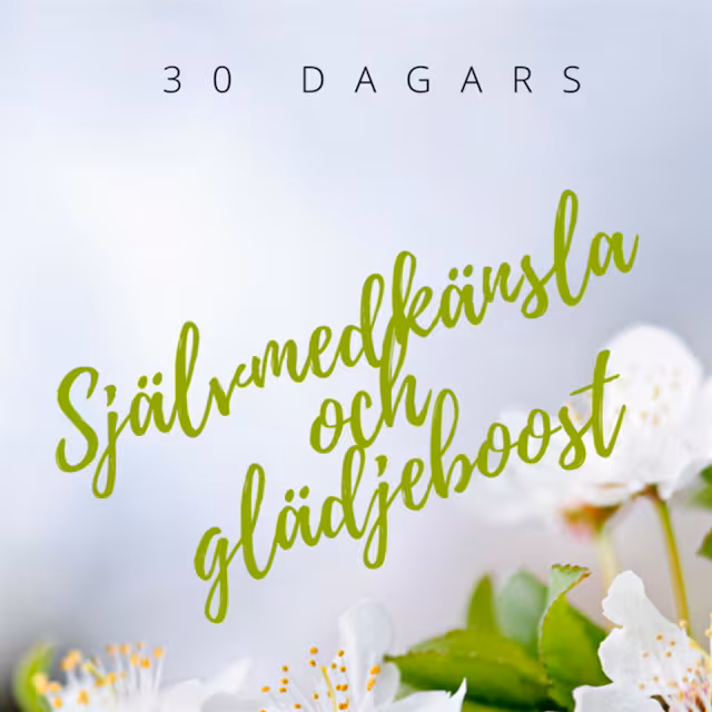 Omslag: Självmedkänsla och glädjeboost
