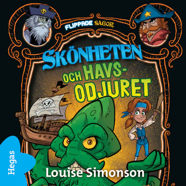 Omslag: Skönheten och havs-odjuret