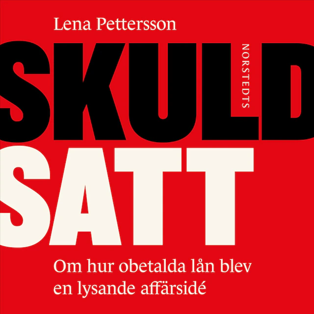 Omslag: Skuldsatt : om hur obetalda lån blev en lysande affärsidé