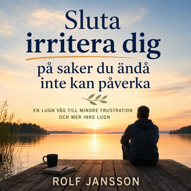 Omslag: Sluta irritera dig på saker du ändå inte kan påverka. En lugn väg till mindre frustration och mer inre lugn