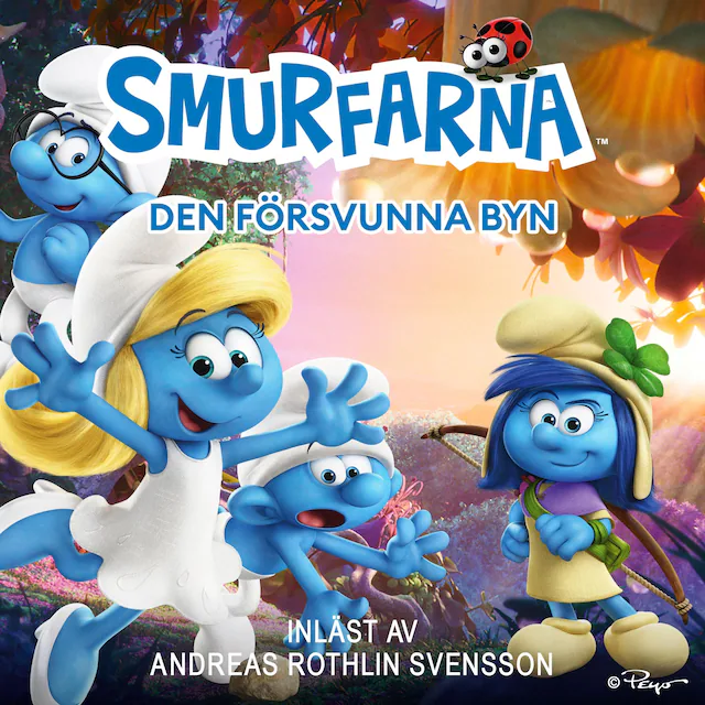 Omslag: Smurfarna: Den försvunna byn