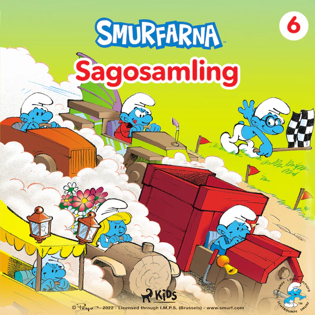 Omslag: Smurfarna - Sagosamling 6