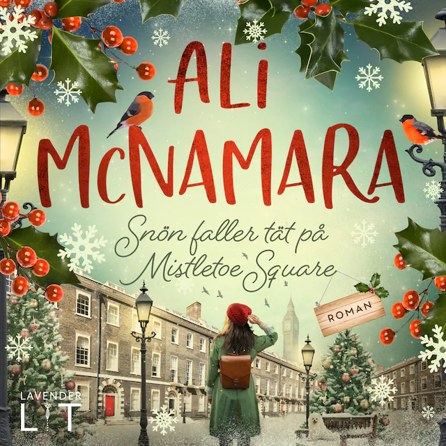 Omslag: Snön faller tät på Mistletoe Square