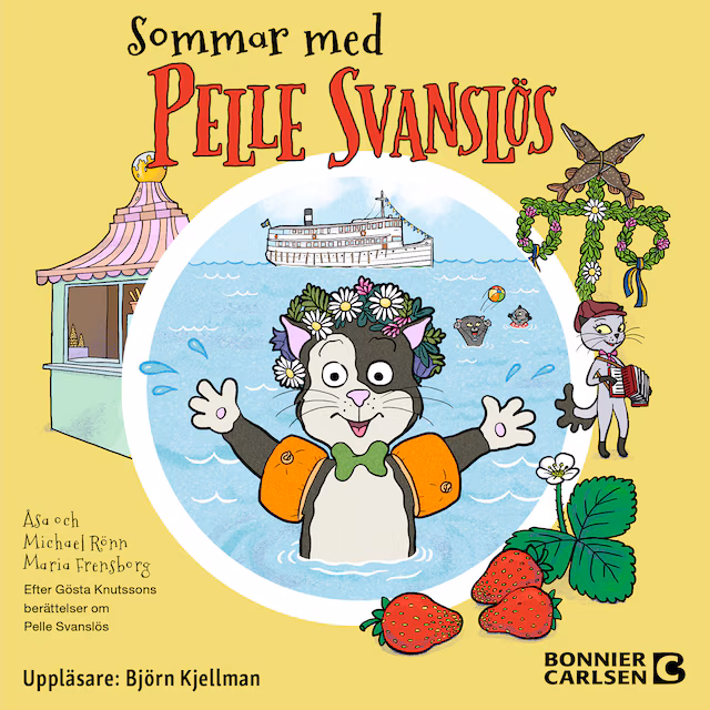 Omslag: Sommar med Pelle Svanslös. Samlingsvolym