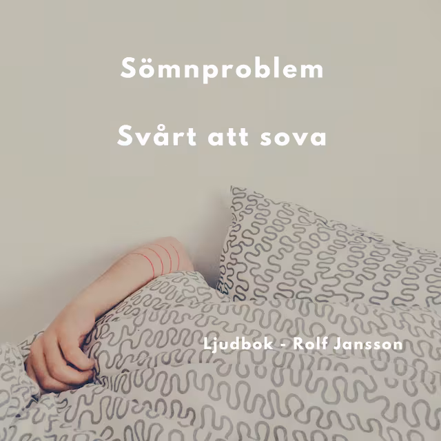 Omslag: Sömnproblem. Svårt att sova. - Prova ljudbok