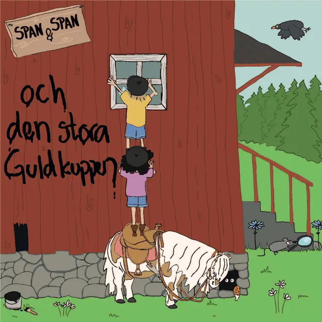 Omslag: Span & Span och den stora guldkuppen