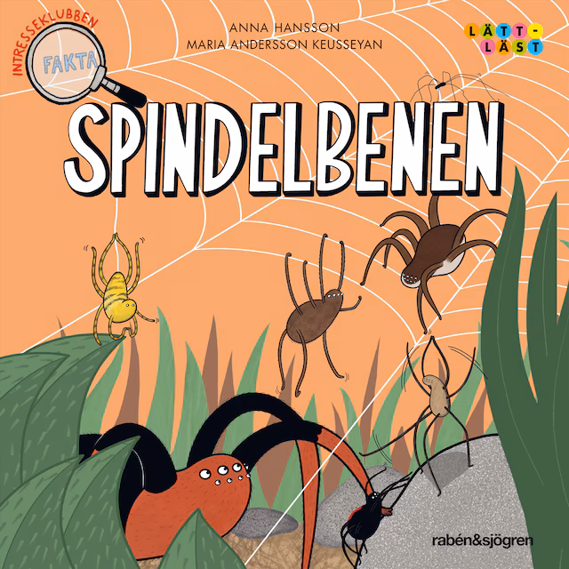 Omslag: Spindelbenen