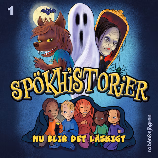 Omslag till ljudboken Spökhistorier : nu blir det läskigt!