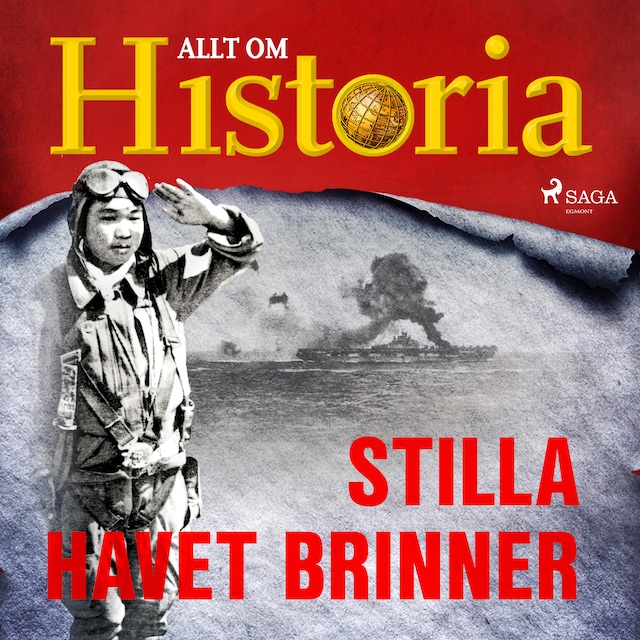 Omslag till ljudboken Stilla havet brinner