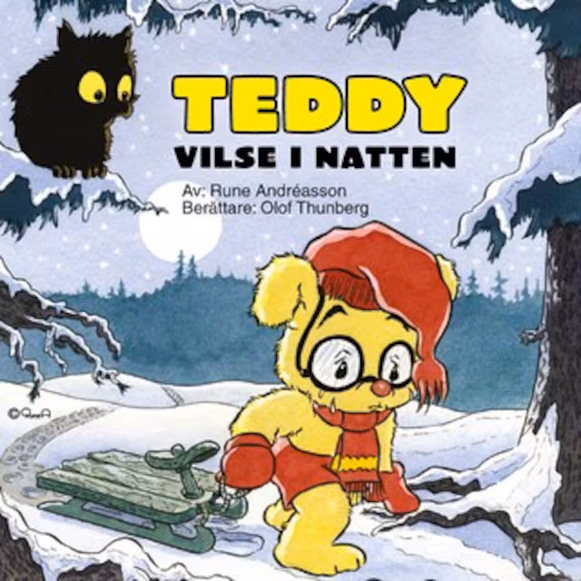 Omslag: Teddy vilse i natten