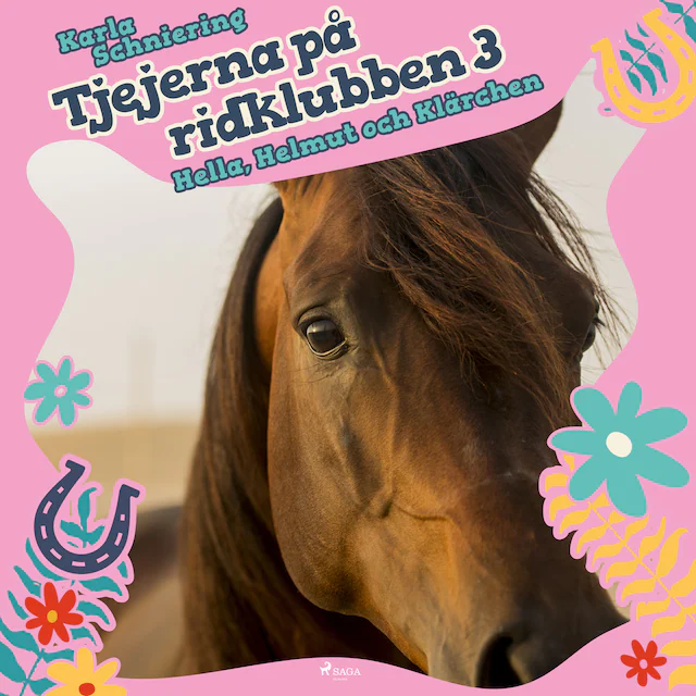 Omslag: Tjejerna på ridklubben 3 - Hella, Helmut och Klärchen