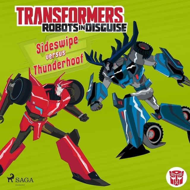 Omslag: Transformers - Robots in Disguise - Sideswipe versus Thunderhoof
