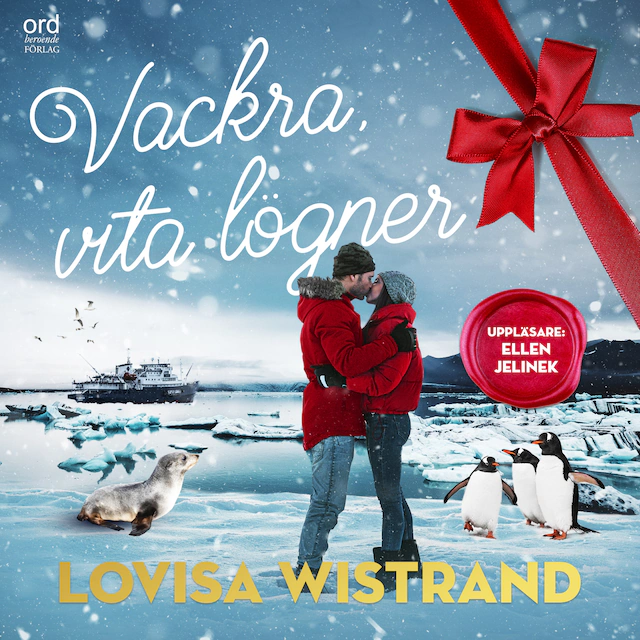 Omslag: Vackra, vita lögner