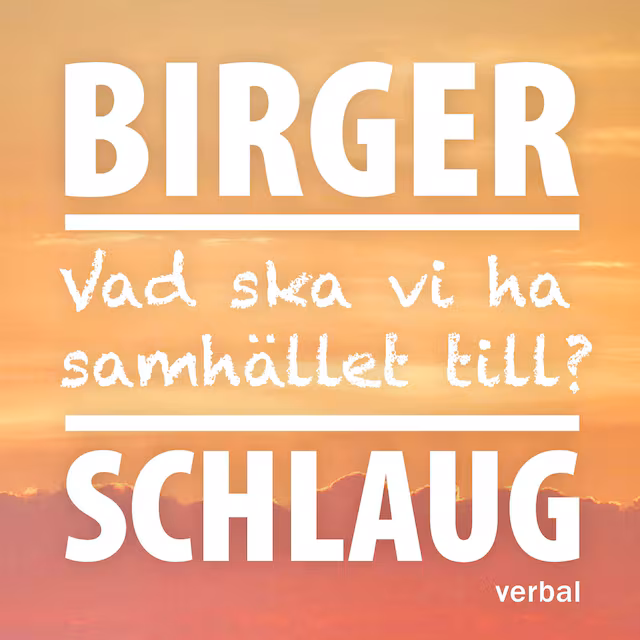 Omslag till ljudboken Vad ska vi ha samhället till?