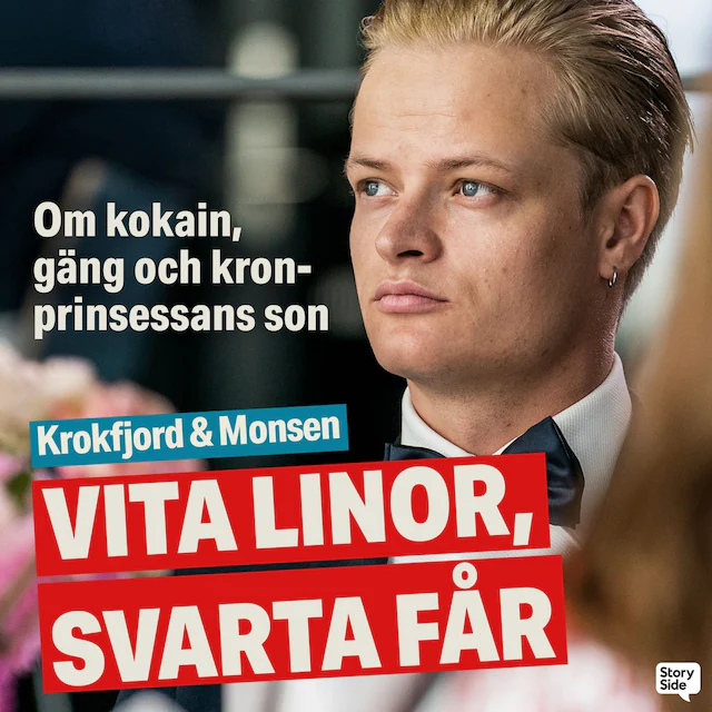 Omslag: Vita linor, svarta får